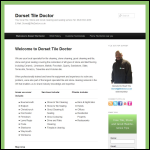 Screen shot of the Tile Doctor Dorset website.