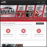 Screen shot of the Driven Custom Vehicles website.