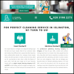 Screen shot of the Cleaner Islington Ltd website.