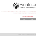 Screen shot of the E-Wanta LTD website.