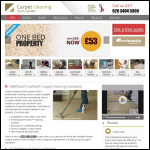 Screen shot of the Carpet Cleaning South Lambeth Ltd website.