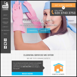 Screen shot of the Rent a Cleaner Ltd website.