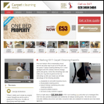 Screen shot of the Carpet Cleaning Barking Ltd website.