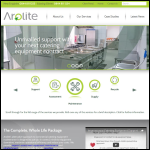 Screen shot of the Arolite Ltd website.