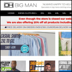Screen shot of the OH Big Man website.
