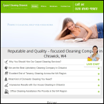 Screen shot of the Carpet Cleaning Chiswick Ltd website.