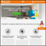 Screen shot of the Deep Cleaning Chiswick Ltd website.