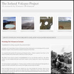 Screen shot of the The Iceland Volcano Project website.