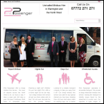 Screen shot of the pink passenger website.