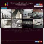 Screen shot of the The London Tile and Mosaic Company website.