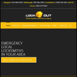 Screen shot of the Lockout Scotland website.
