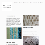 Screen shot of the ALUSID website.