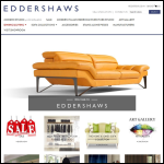 Screen shot of the Eddershaws website.