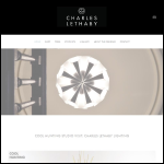 Screen shot of the Charles Lethaby Lighting website.