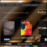Screen shot of the Futura Leathers Ltd website.