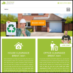 Screen shot of the Waste Disposal Brent Ltd website.