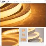 Screen shot of the LED Flex Ltd website.