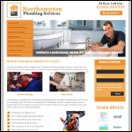 Screen shot of the 24 Emergency plumber Northampton website.