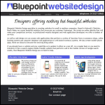 Screen shot of the Bluepoint Website Design website.