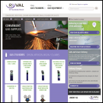 Screen shot of the Ryval Gas website.