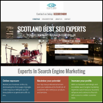 Screen shot of the scotland seo expert website.
