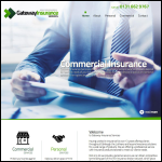 Screen shot of the Gateway Insurance Services Ltd website.