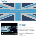 Screen shot of the Ferwood Machinery Ltd website.