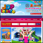 Screen shot of the JDP Leisure website.