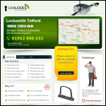 Screen shot of the Locksmith Telford website.