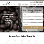 Screen shot of the The Coffee Delivery Company website.