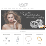 Screen shot of the Diamond Republic Jewellery Ltd website.