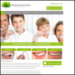 Screen shot of the Birchgrove Dental Practice website.