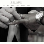 Screen shot of the Emon Kazem Wedding Photography website.