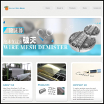 Screen shot of the Ourun Wire Mesh Co.,LTD website.