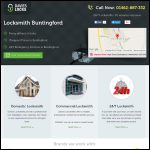 Screen shot of the Locksmith Buntingford website.