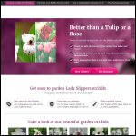 Screen shot of the Phytesia Orchids website.