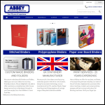 Screen shot of the Abbey Stationery Ltd website.