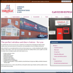 Screen shot of the Coalville Window Co. Ltd website.