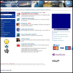 Screen shot of the Freightdata 2000 Ltd website.