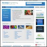 Screen shot of the Access Design & Engineering Ltd website.