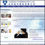 Screen shot of the L & C Overseas Ltd website.