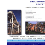 Screen shot of the Broughton Beatty Ltd website.