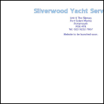 Screen shot of the Silverwood Yacht Services Ltd website.