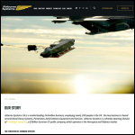 Screen shot of the Irvin Aerospace Ltd website.
