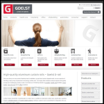 Screen shot of the Goelst Uk Ltd website.