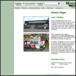 Screen shot of the Morse Welding Supplies Ltd website.