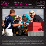 Screen shot of the The Polo Magazine Ltd website.