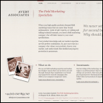 Screen shot of the Avery Associates Architects Ltd website.