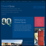 Screen shot of the Ocean Quay Management Ltd website.