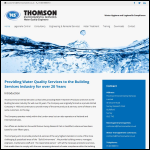 Screen shot of the Thomson Environmental Services Ltd website.